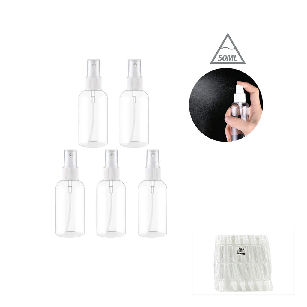 Boş Sprey Şişesi - Plastik - 50 ml - Şeffaf 1