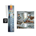 Şeffaf Silikon - 300 ml - Ayna Cam Yapıştırıcı 1