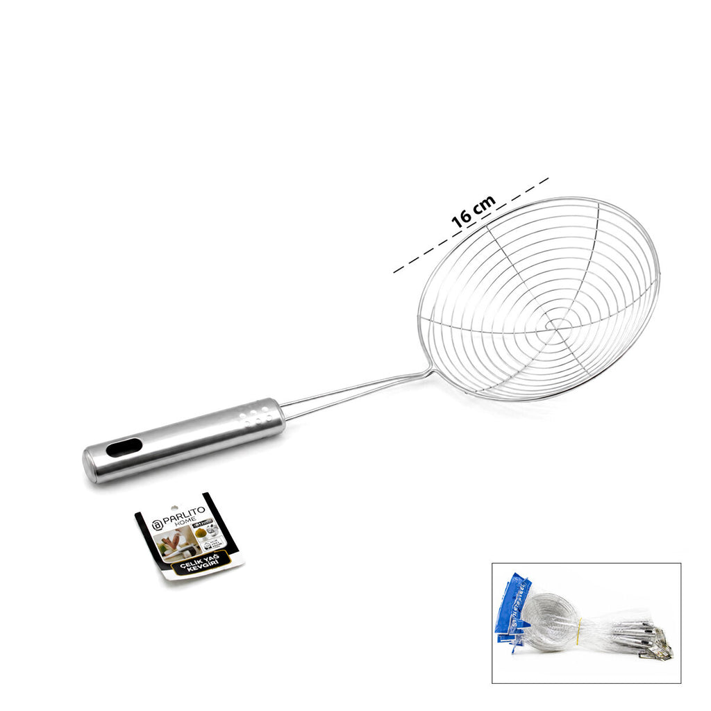Metal Kevgir - Paslanmaz Çelik - 16 cm 3