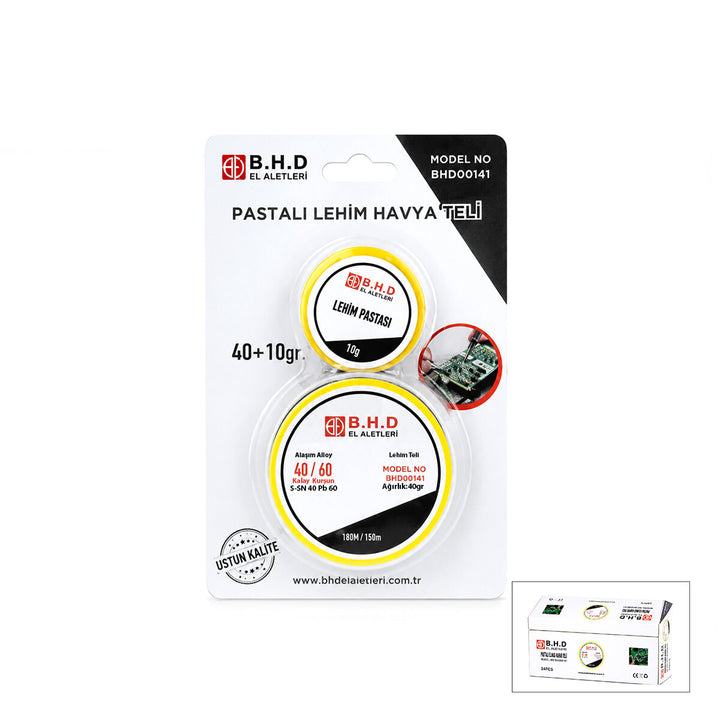 2'li Lehim Teli ve Pasta Seti - 1.2 mm 1