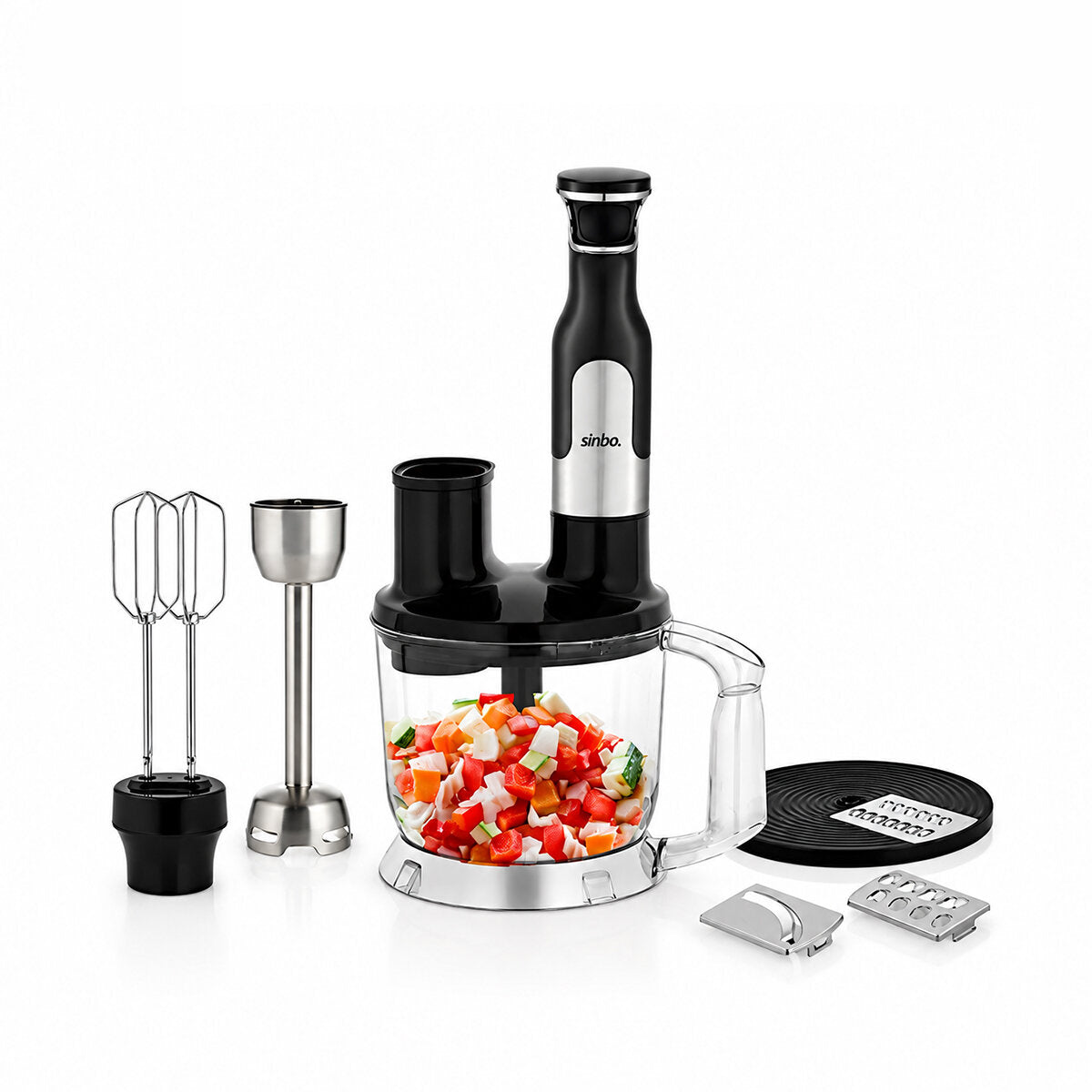 Sinbo El Multi Blender Seti - 2 Litre Hazneli - Paslanmaz Çelik Bıçaklı 1