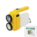 3İN 13W+COB LED+360°SMDEL FENERİ USB ŞARJ POWERBANK 1500LM IŞIK AYARI GÜN IŞIK - BEYAZ METAL ASKI+B42 PT-8439 (5538) 1
