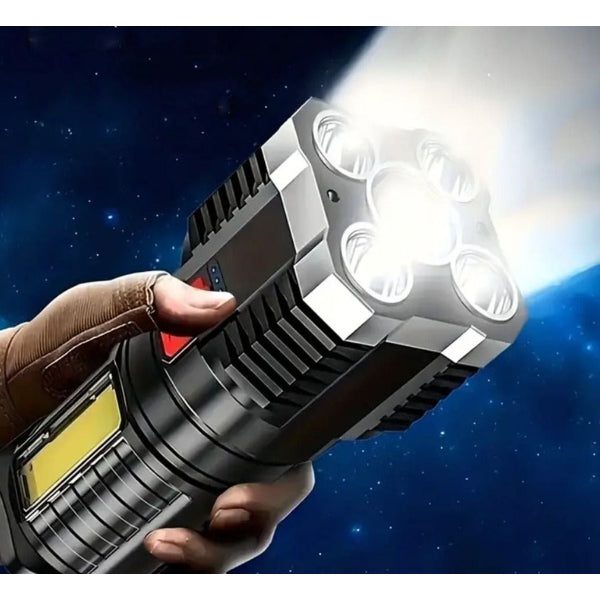 USB Şarjlı 4 Modlu El Feneri 1