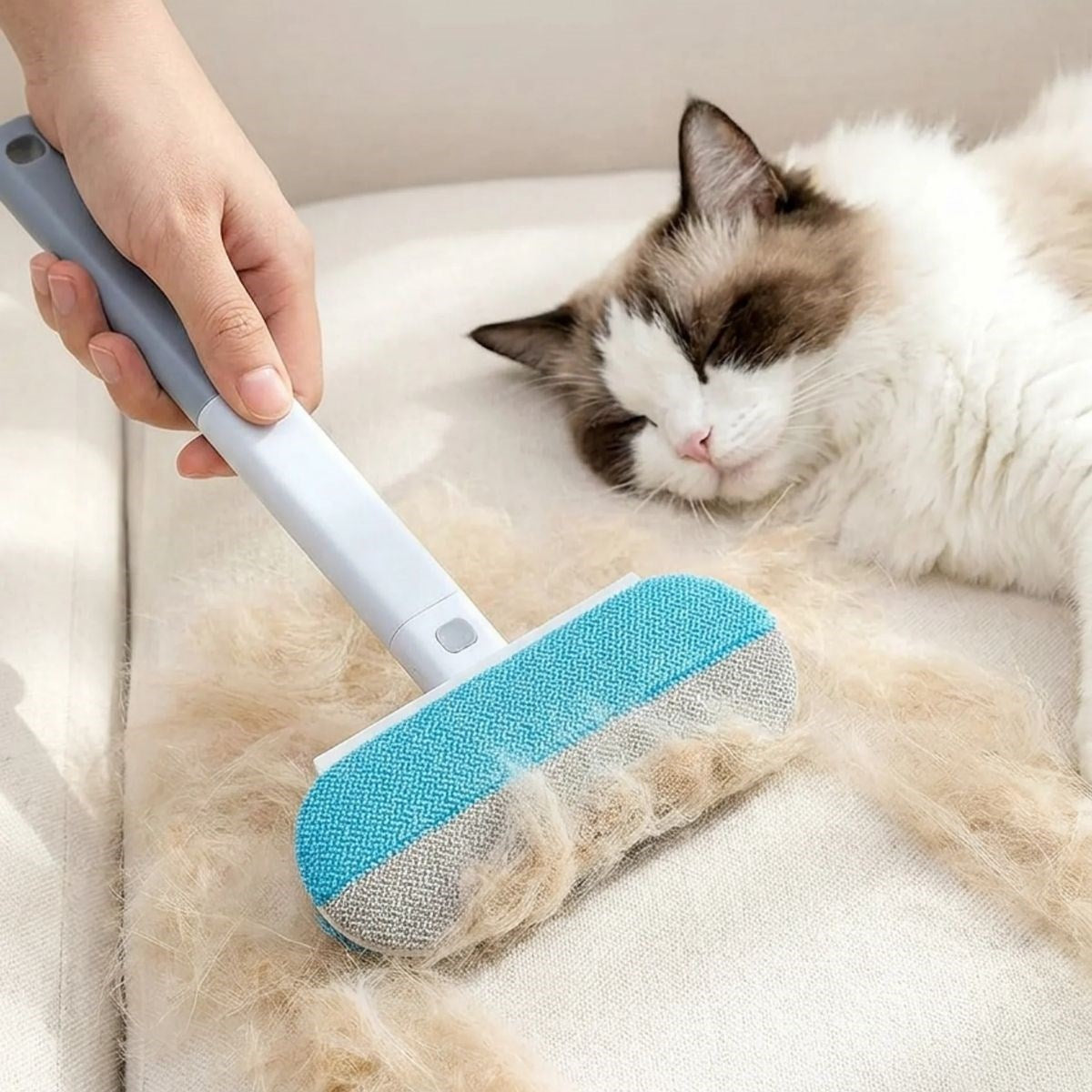 4’ü 1 Arada Tüy Toplayıcı – Kedi Köpek Tüy Temizleyici Fırça, Koltuk Halı Tüy Alıcı Çok Fonksiyonlu Fırça (5538) 4
