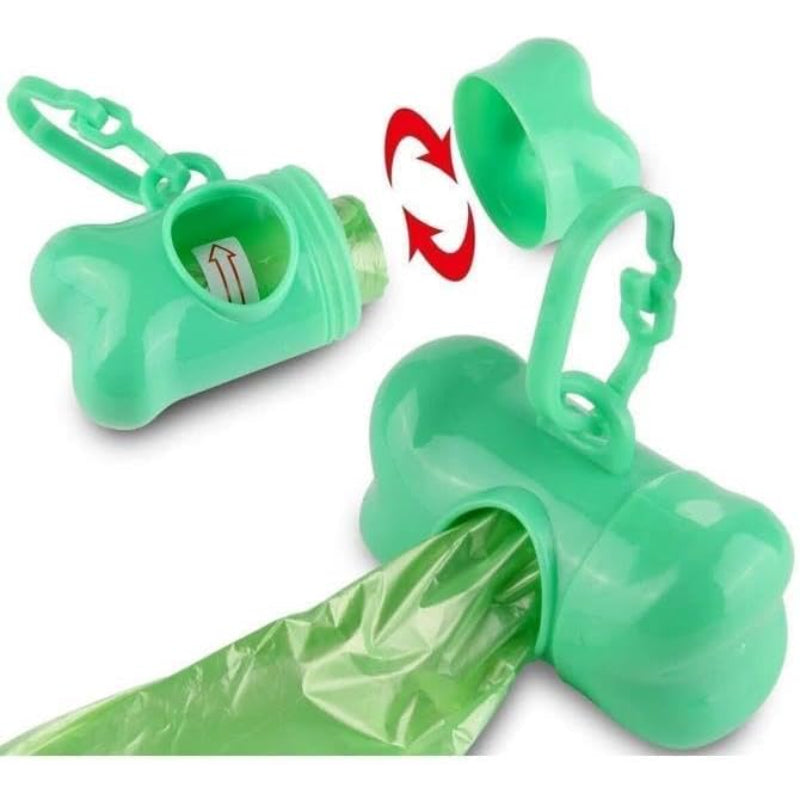 Evcil Hayvan Kaka Poşeti Taşıma Çantası- Plastik - Kancalı - Karışık Renk - 1 Adet 5