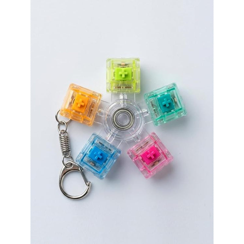 Mekanik Switch Klavye Stres Çarkı - Renkli Tuşlu Fidget Oyuncak 3