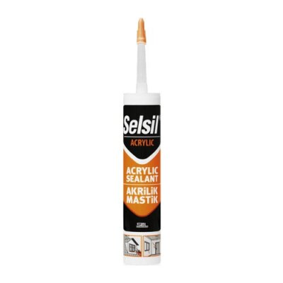 Beyaz Akrilik Mastik - Silikonize Akrilik - 500 gr 1
