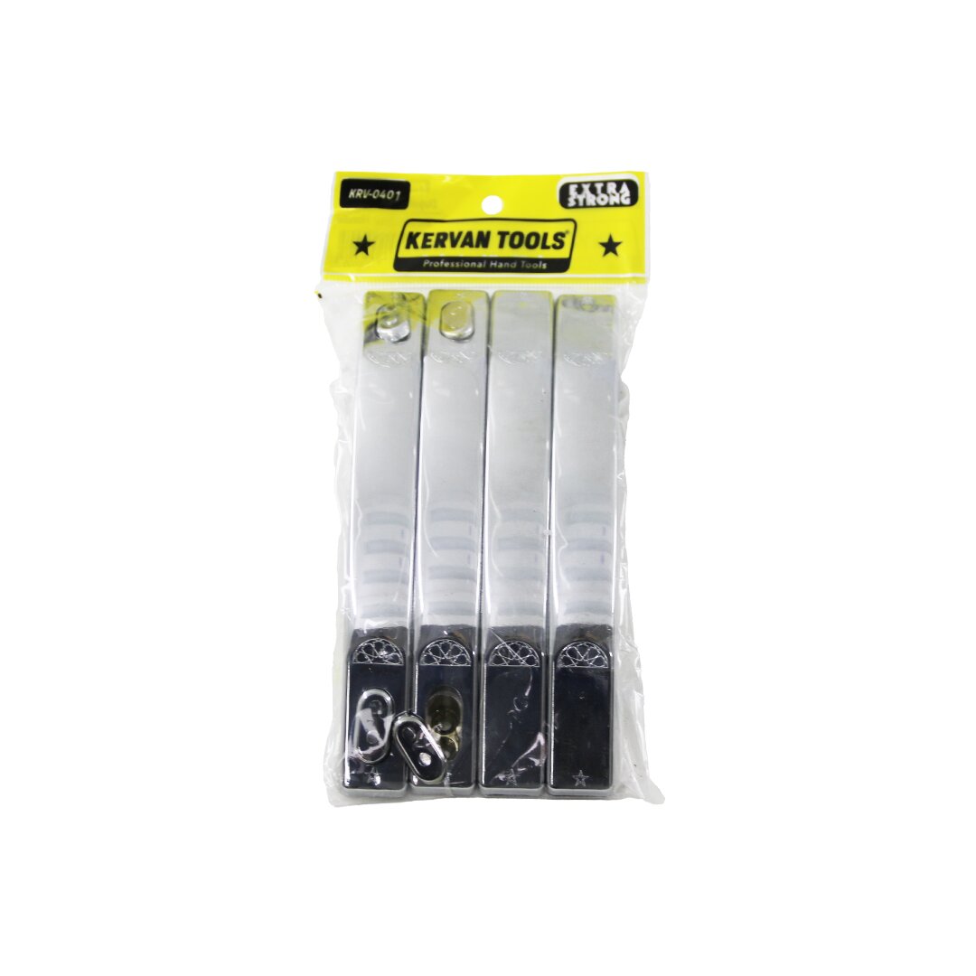 4PCS = 2TKM PLASTİK KROM KAPLAMA DUŞAKABİN KOLU 10MM (5538) 1