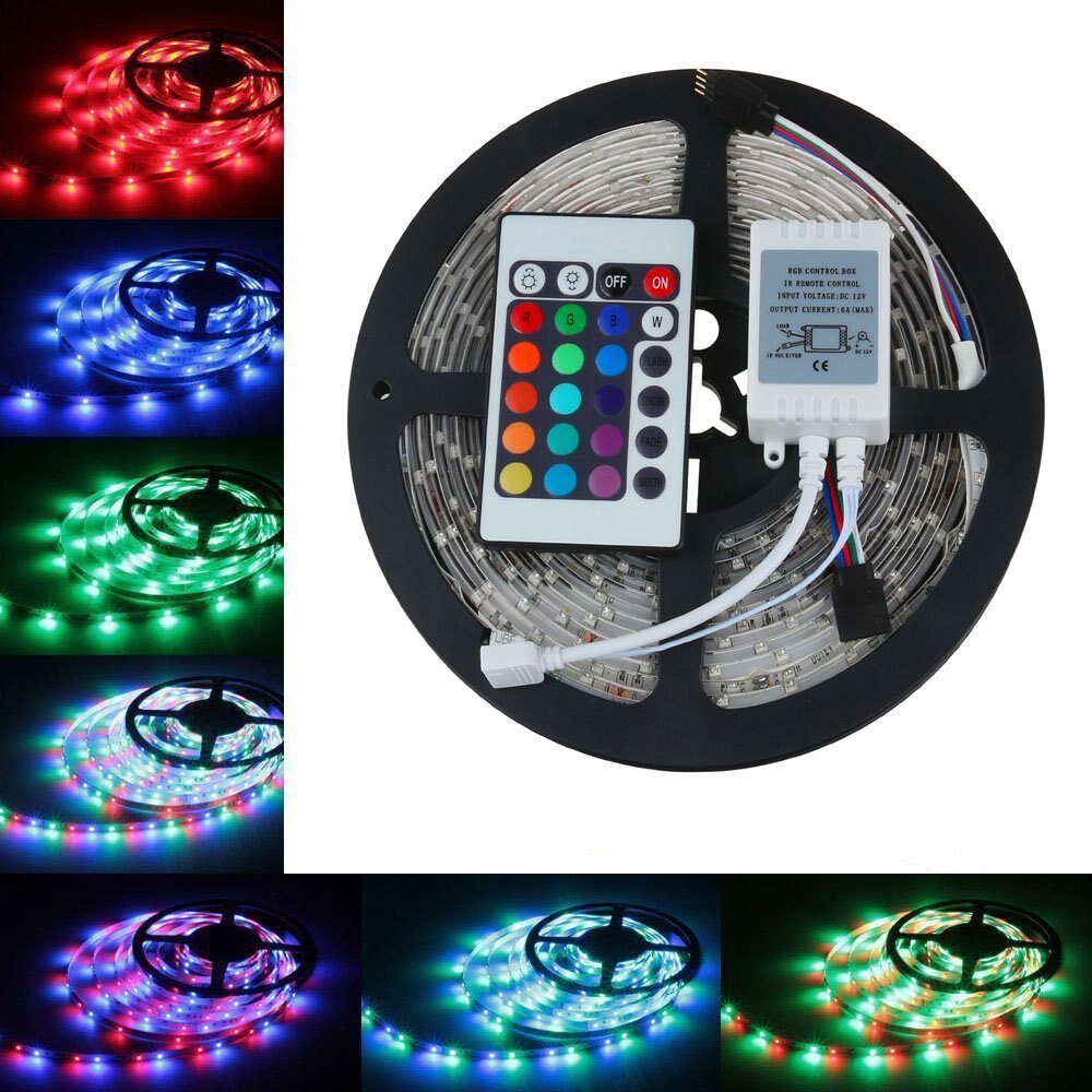 5 Metre Rgb Şerit Led Seti-İç ve Dış Mekan Silikonlu-Tak Çalıştır (5538) 3