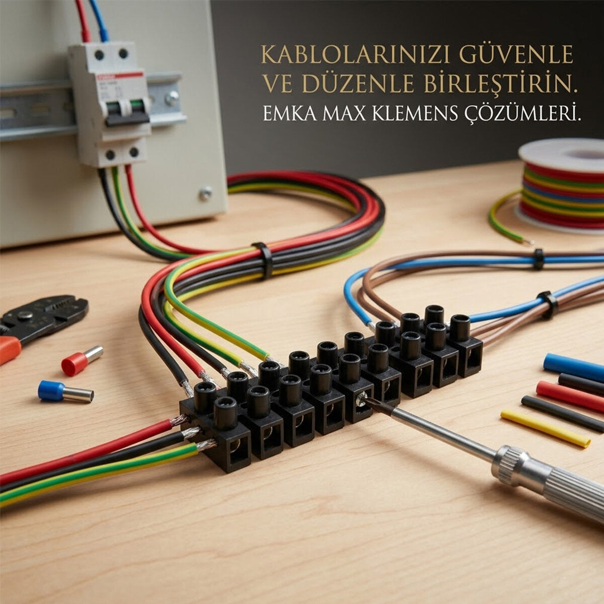 50 ADET SİYAH PLASTİK SIRA KLEMENS (5538) 2