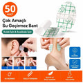 50 Adet Su Geçirmez Kulak Bandı ve Ayakkabı Vurma Önleyici Bant Seti, Çok Amaçlı Koruyucu Yapışkan Bant (5538) 1