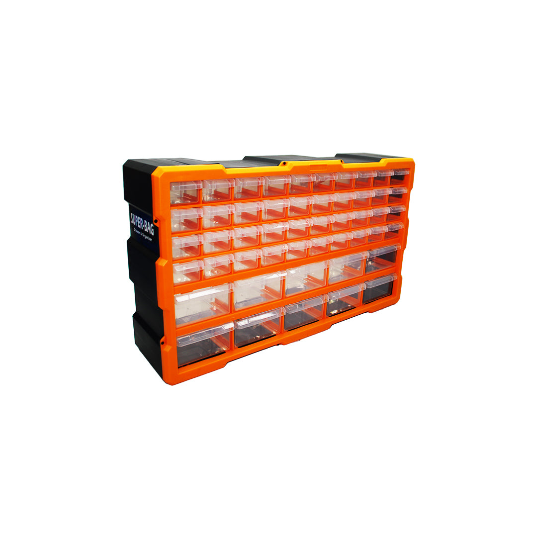 50Lİ MEGA 10BYK+40KÇK MONOBLOK DRAWER ÇEKMECE SETİ 62X15.7X36CM HERHANGİ BİR RENK GÖNDERİLİR (5538) 1