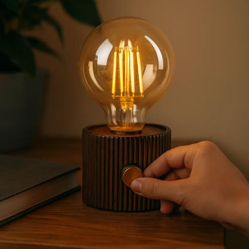 Şarjlı Dekoratif Masa Lambası - Kademesiz Dimmer - Type-C Bağlantılı 2
