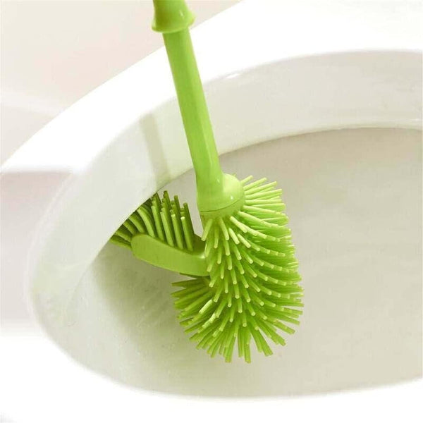 Ergonomik Silikon Tuvalet Fırçası 5