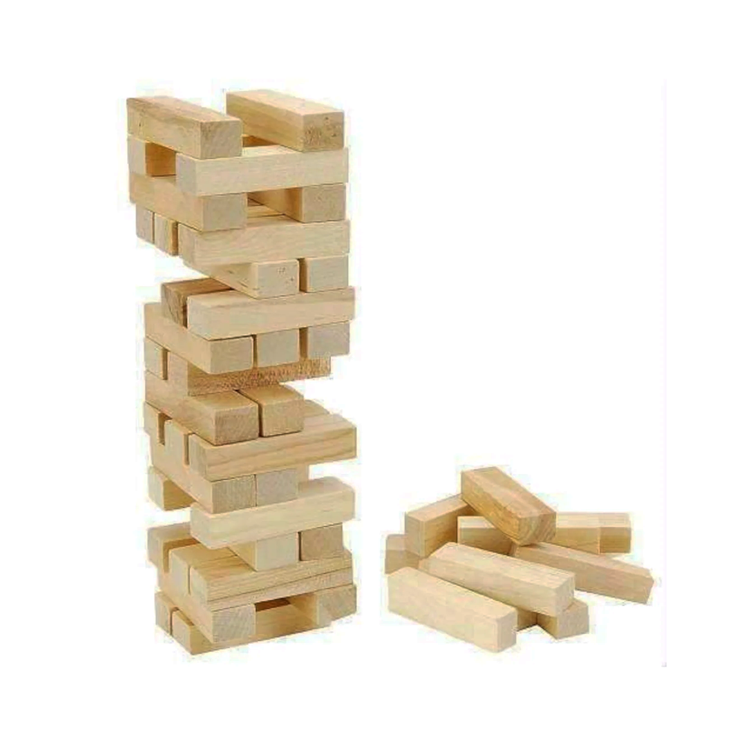 54 PARÇA AHŞAP DENGE JENGA OYUNU (5538) 1