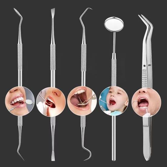6 Parça Kutulu Ağız Bakımı Diş Bakım Seti Ağız Hijyen Takımı (5538) 3