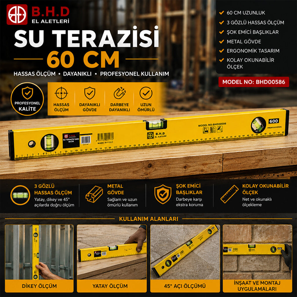 60CM SU TERAZİSİ TURUNCU METAL KTX-1121 (5538) 2