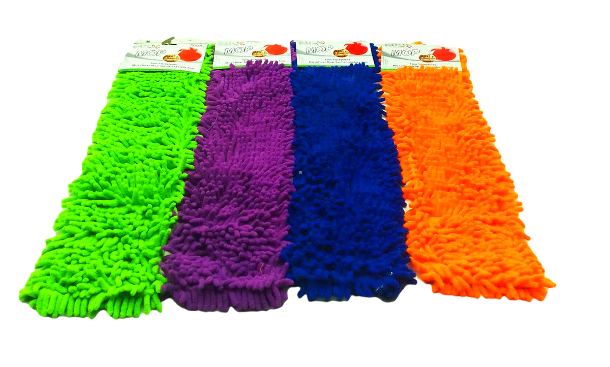 60CM.YEDEK MİKROFİBER RENKLİ MAKARNA MOP (5538) 1