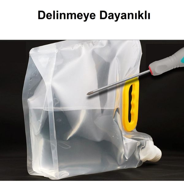Dayanıklı Plastik İçecek Çantası 2 Litre 3