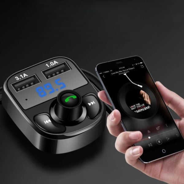QC 3.1A USB & PD /TF FM Transmitter 2