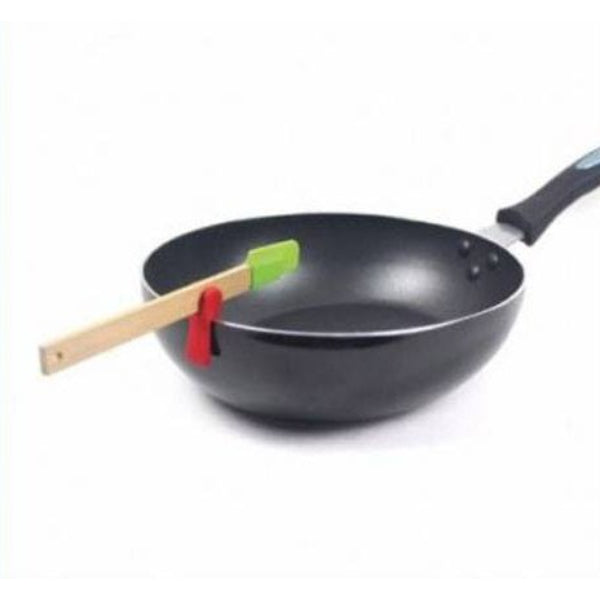 Silikon Tava Kaşık Tutacağı 3'lü Paket 3