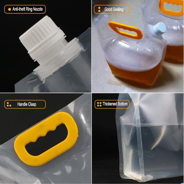 Dayanıklı Plastik İçecek Çantası 1 Litre 2