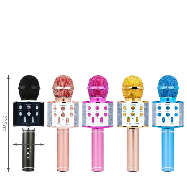 Kablosuz Hoparlörlü Bluetooth Karaoke Mikrofonu 3