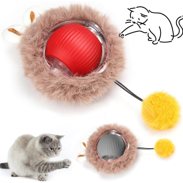 Tüylü Şarjlı Kedi Oyuncağı 1