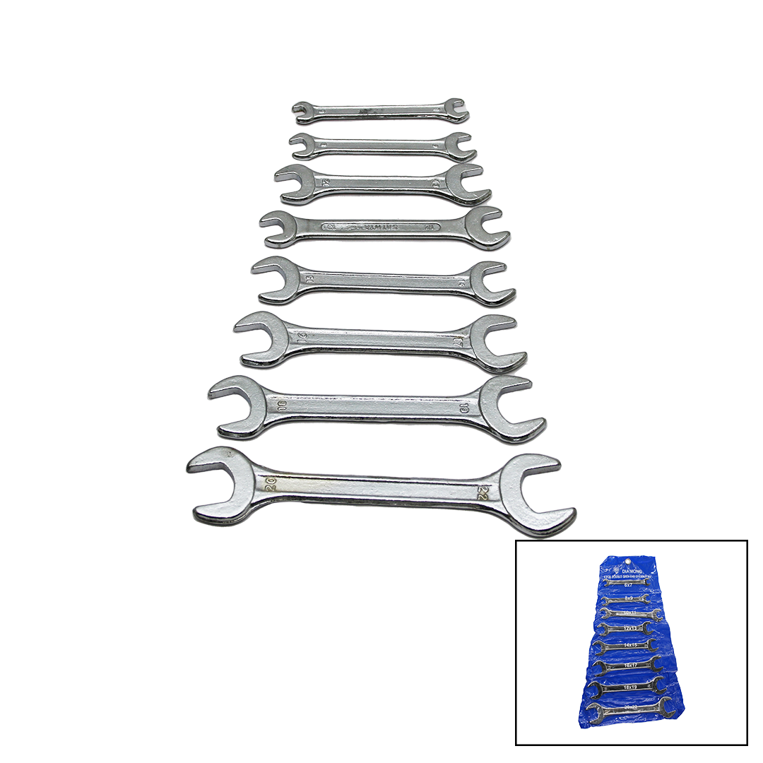 8 PARÇA AĞZI AÇIK 6-22MM ANAHTAR TAKIMI (5538) 1