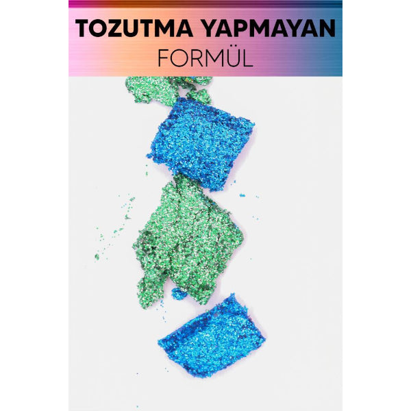 8 Renk Yaz Glitter Far Paleti - 2'li Set 4