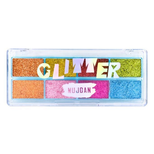8 Renk Yaz Glitter Far Paleti - 2'li Set 5