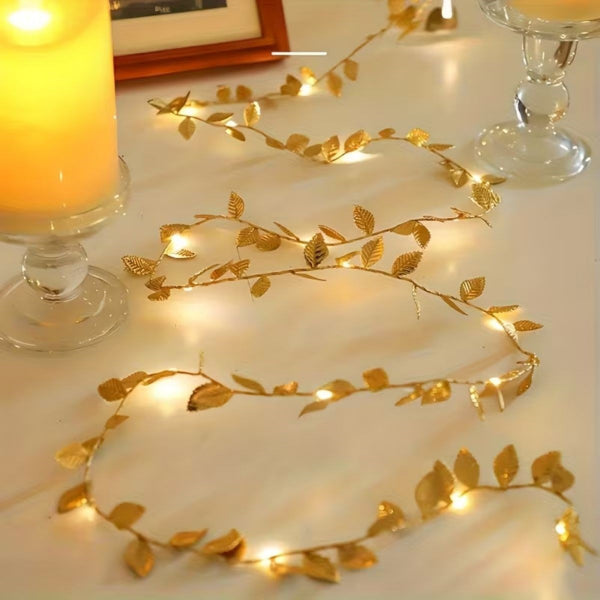 3 Metre Yaldızlı Gold LED Işık 2