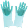 Sihirli Isıya Dayanıklı Silikon Çok Amaçlı Bulaşık Eldiven Fırçası Magic Gloves 1