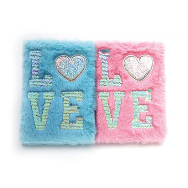 LOVE Tasarımlı Peluş Hatıra Defteri 1