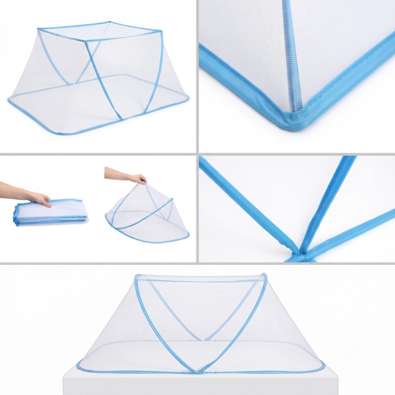 Portatif Bebek ve Çocuk Sinek Koruyucu Cibinlik Tül (50x125 cm) – Katlanabilir Beşik ve Yatak Tülü 2