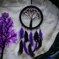 Mor İncili Hayat Ağacı Dream Catcher 1