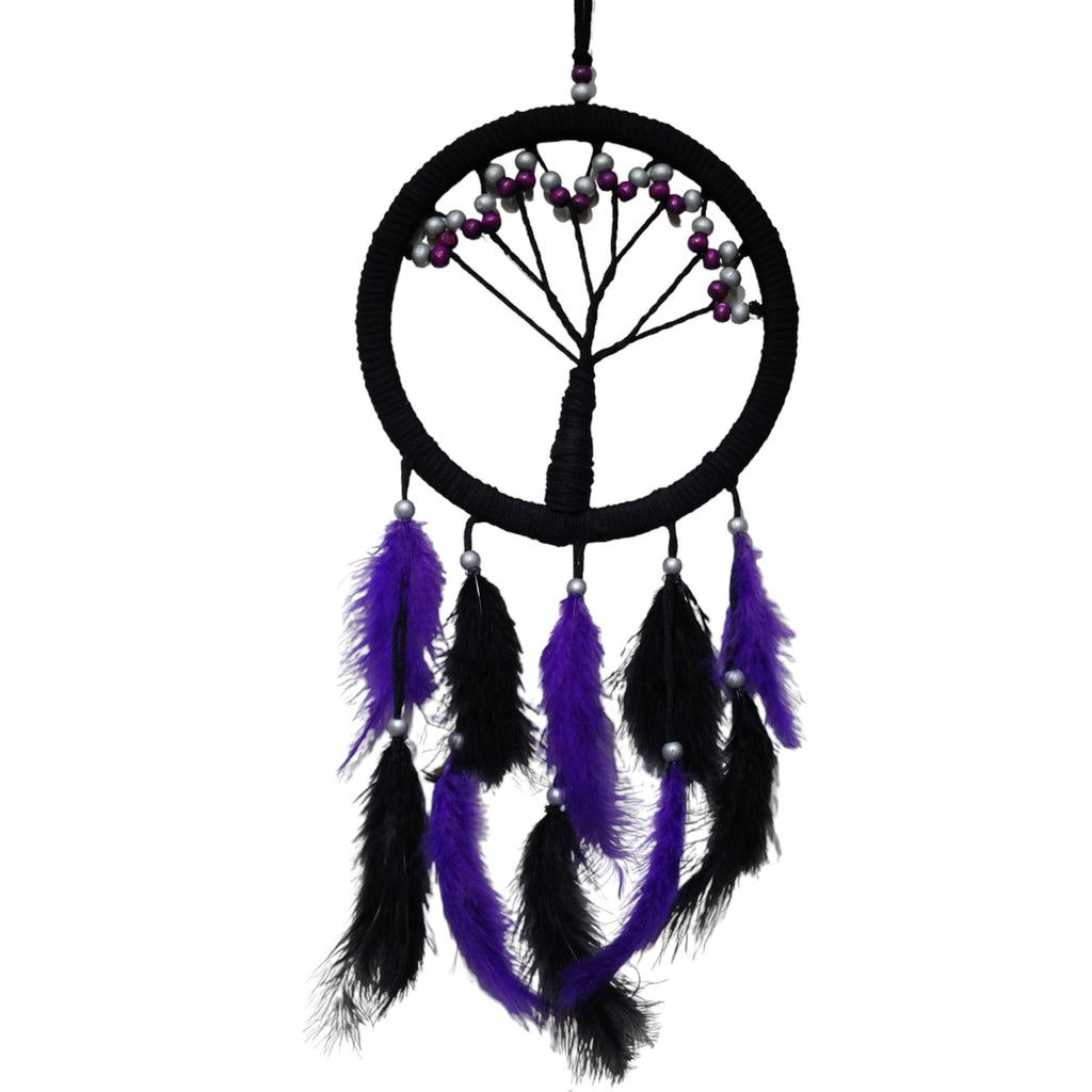 Mor İncili Hayat Ağacı Dream Catcher 2