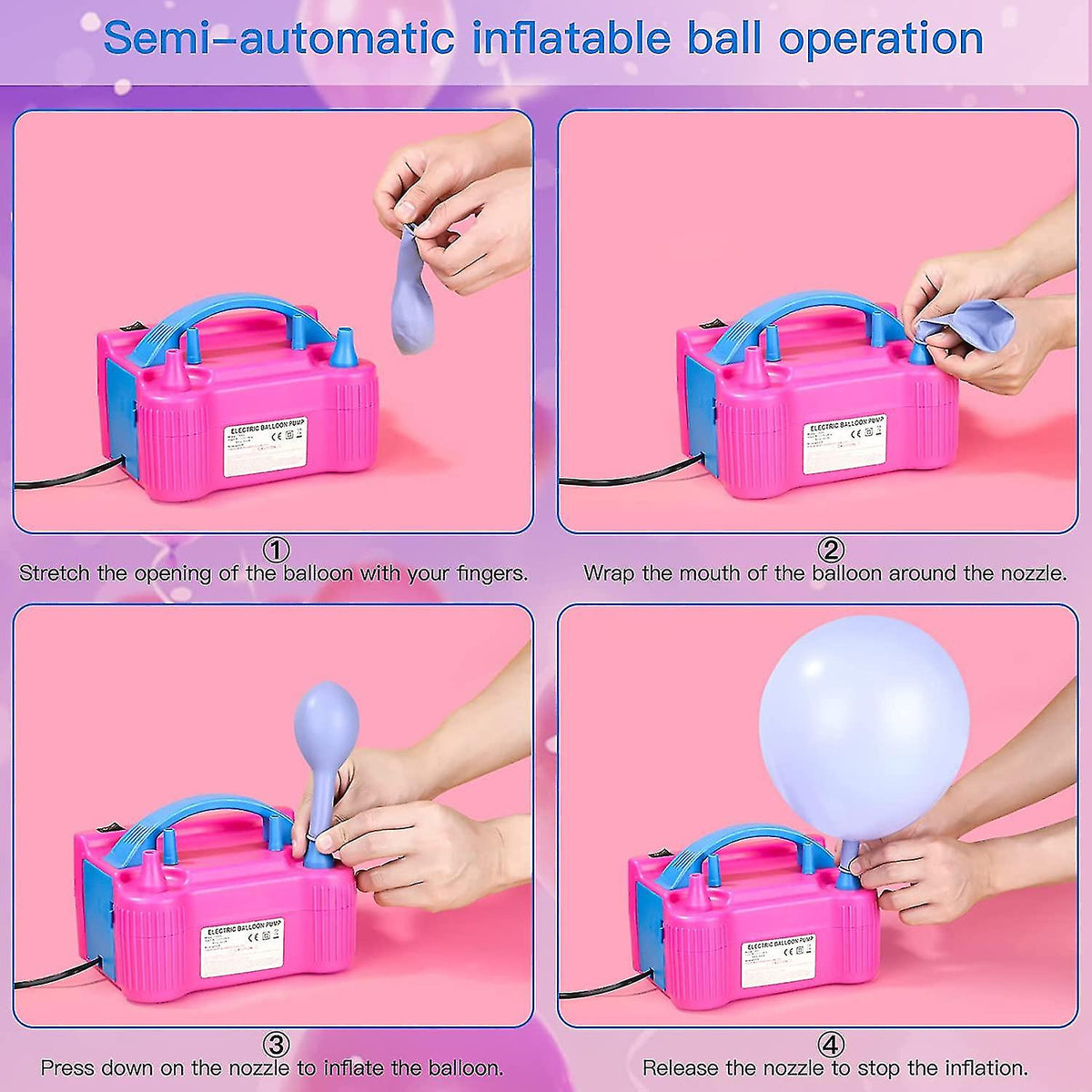 Elektrikli Balon Şişirme Makinesi 3