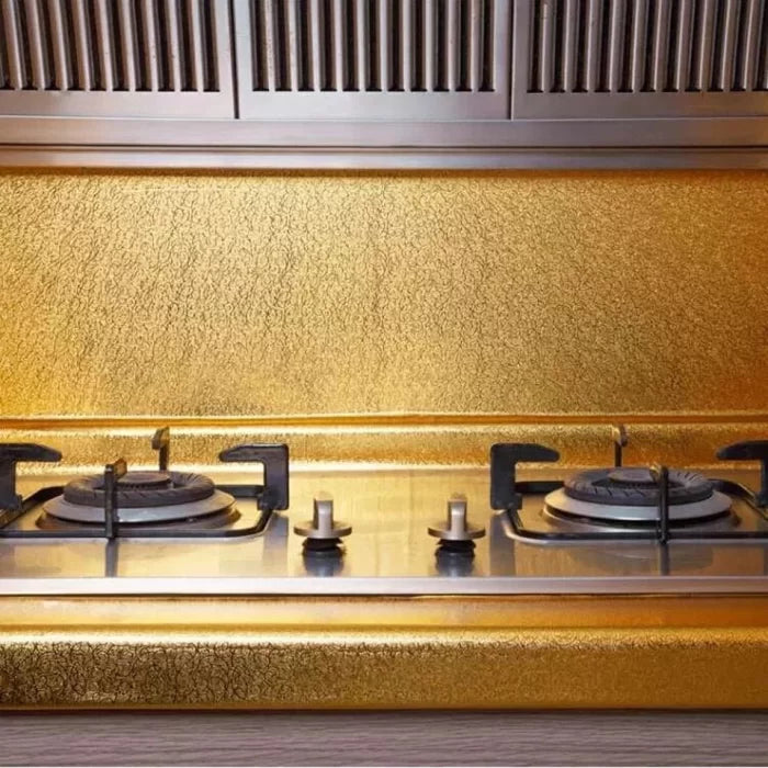Yapışkanlı Gold Mutfak Tezgah Folyosu 1