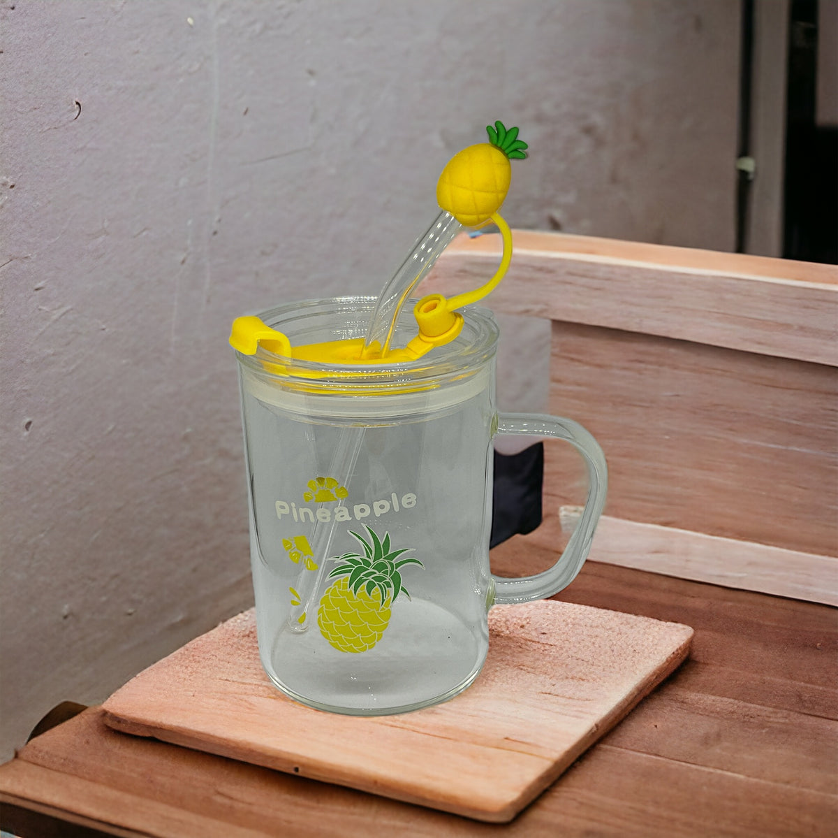 Ananas Tasarımlı Kupa Bardak 2