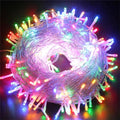 10m 60 LED RGB - 2 Kademeli Şeffaf Kablolu Pilli 1