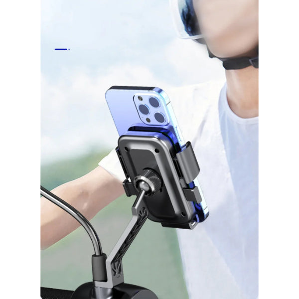 360° Dikiz Aynası Bisiklet Motosiklet Telefon Tutucu 1