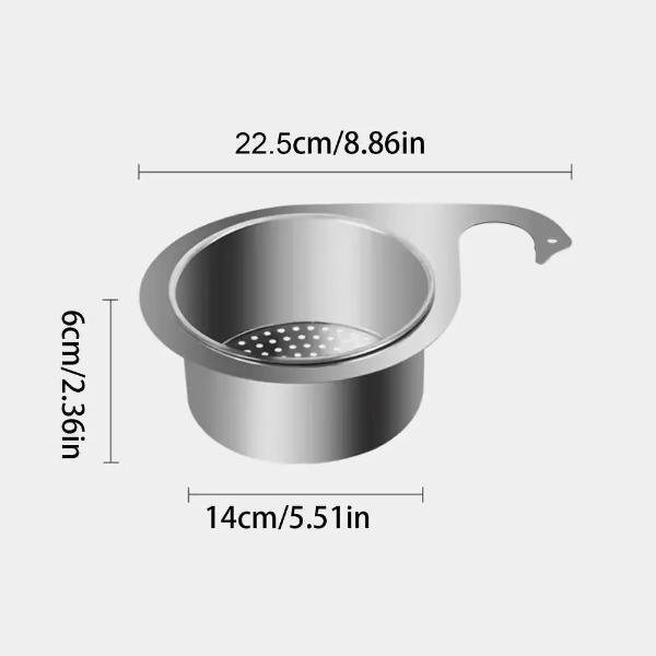 Kuğu Tasarımlı Paslanmaz Lavabo Drenaj Sepeti 4
