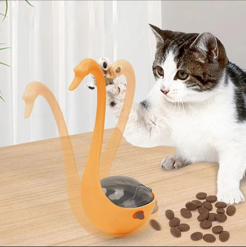 Kuğu Şeklinde Lazerli Kedi Oyuncağı 5