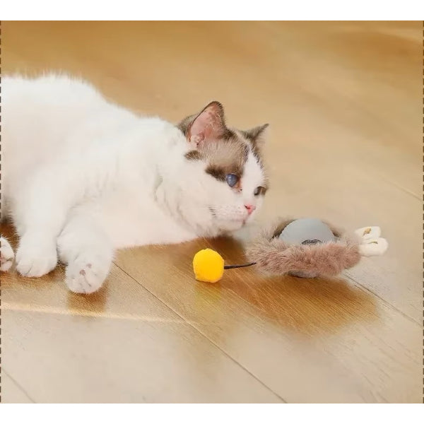 Tüylü Şarjlı Kedi Oyuncağı 4
