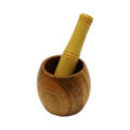AHŞAP BAMBU HAVAN SARIMSAK DÖVECEK ÇAP: 8CM--DERİNLİK:5.5CM--YÜKSEKLİK:9.5CM (5538) 1
