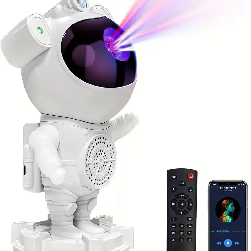 Akıllı Astronot Projeksiyon Gece Aydınlatma & Bluetooth Hoparlör (5538) 5