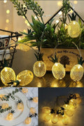 2m 10 Led 2 Kademeli Ananas Led Işık Pilli 1