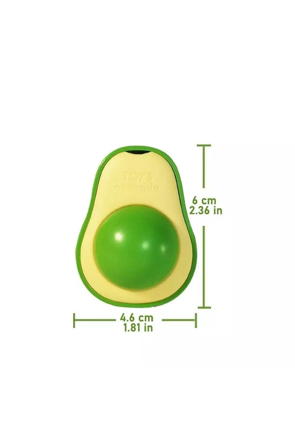 Avokado Tasarımlı Kedi Yalama Topu 2