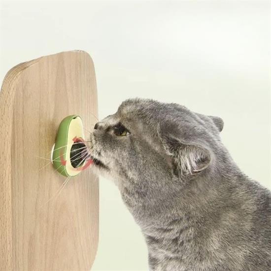 Avokado Model Yapışkanlı Kedi Oyuncağı Yenilebilir Kedi Nanesi Otu (5538) 3